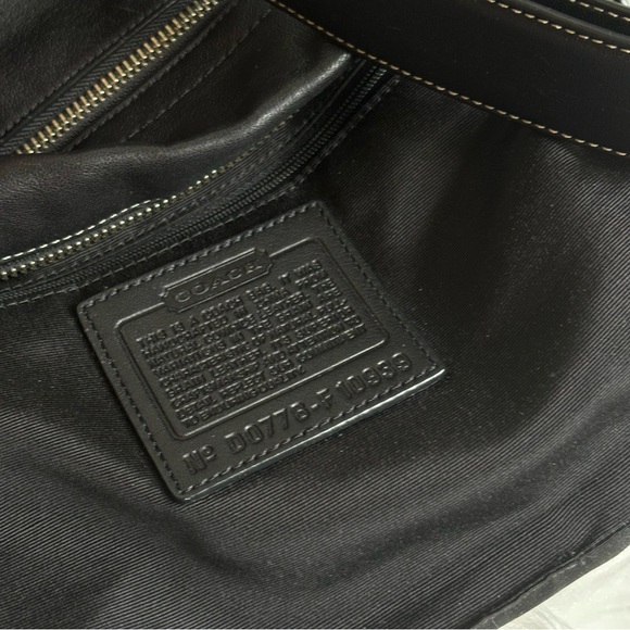Coach Black Leather Shoulder Bag - Picture 12 of 15
